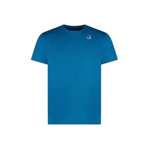 K-WAY Men's Casual Crewneck T-Shirt with Logo Men LIGHT BLUE T-Shirts